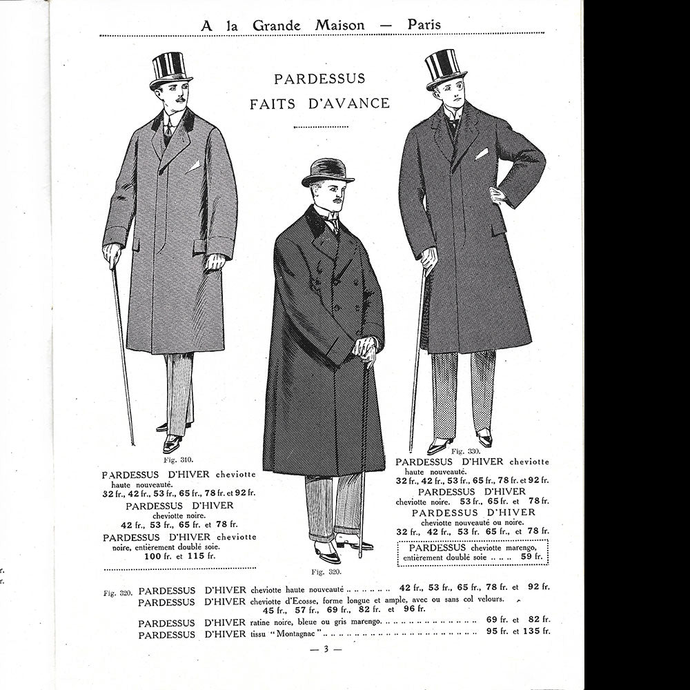 A La Grande Maison - Catalogue Hiver 1912-1913, couverture de Bernard Boutet de Monvel