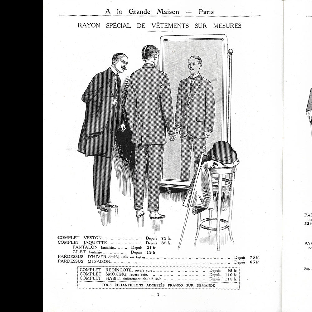 A La Grande Maison - Catalogue Hiver 1912-1913, couverture de Bernard Boutet de Monvel