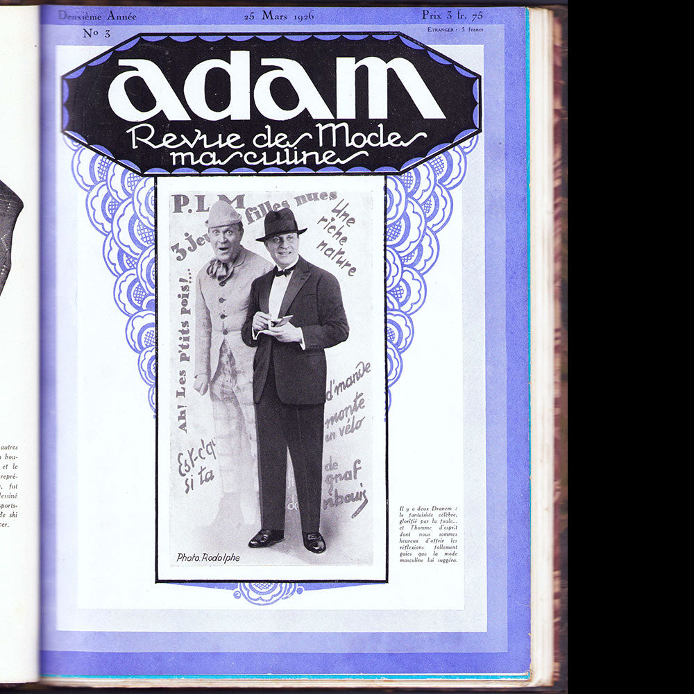 Adam, la revue de l'homme - Réunion des numéros 1 à 44 (1925-1929)