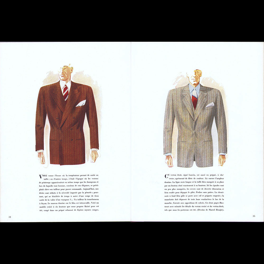 Adam, la revue de l'homme (avril-mai 1946), couverture de René Gruau