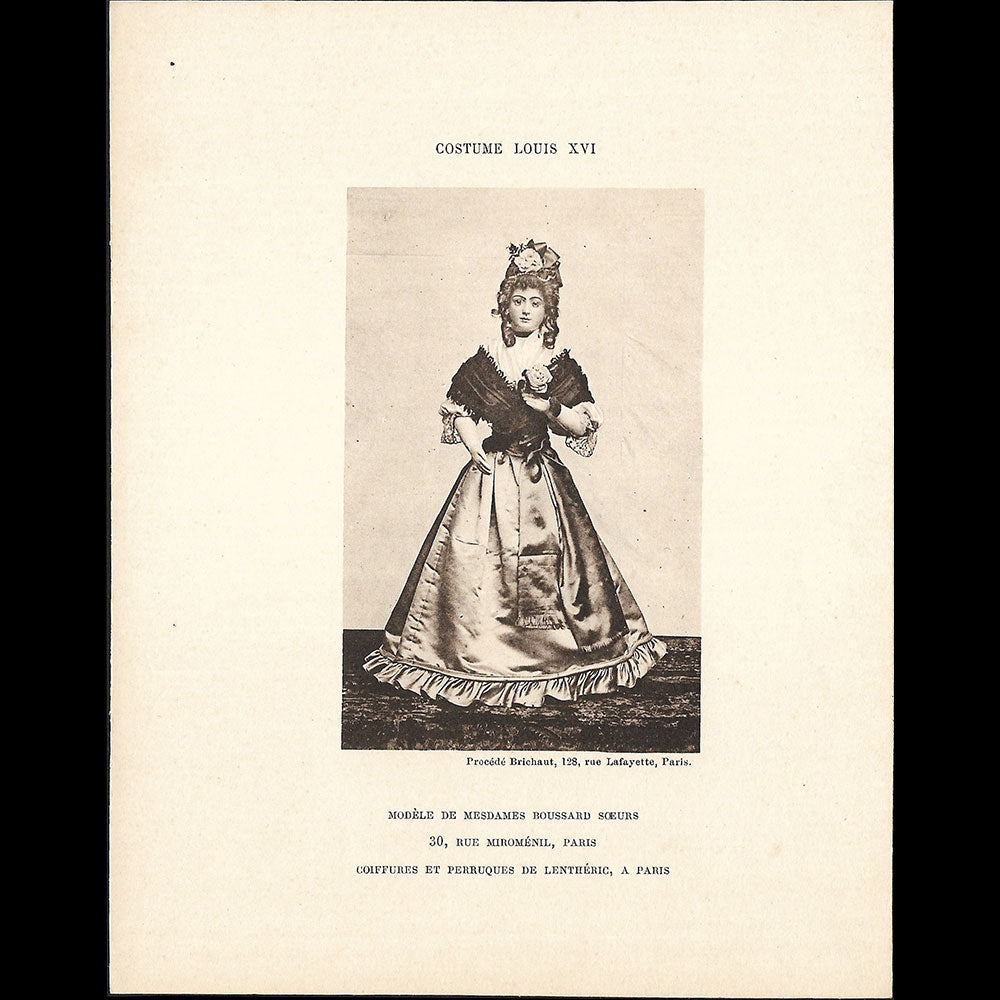 Costumes anciens exécutés par les grands couturiers de Paris (1895)