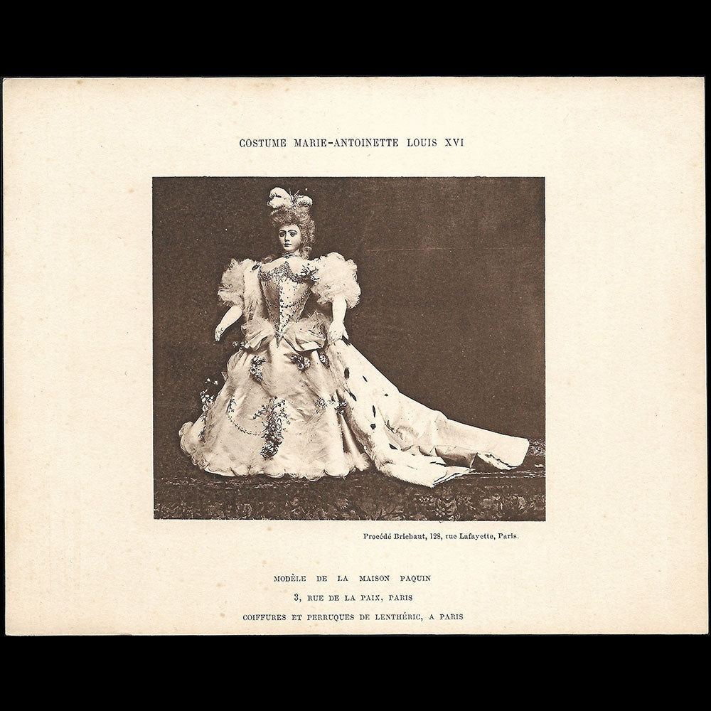 Costumes anciens exécutés par les grands couturiers de Paris (1895)