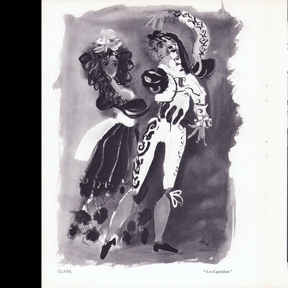Ballets des Champs-Elysées - Programme de l'hiver 1946-1947, couverture de Lepri