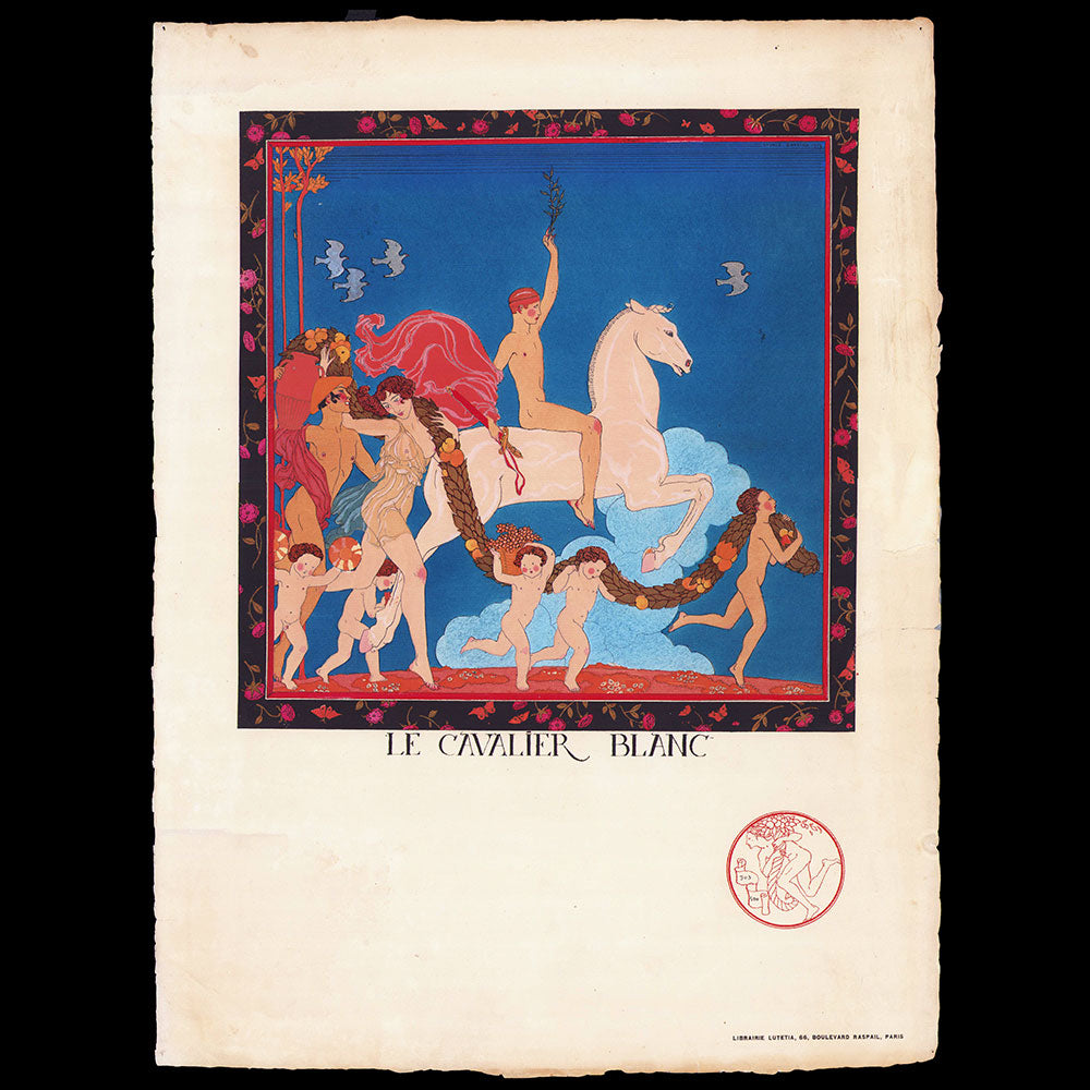 George Barbier - Le Cavalier Blanc (1917)