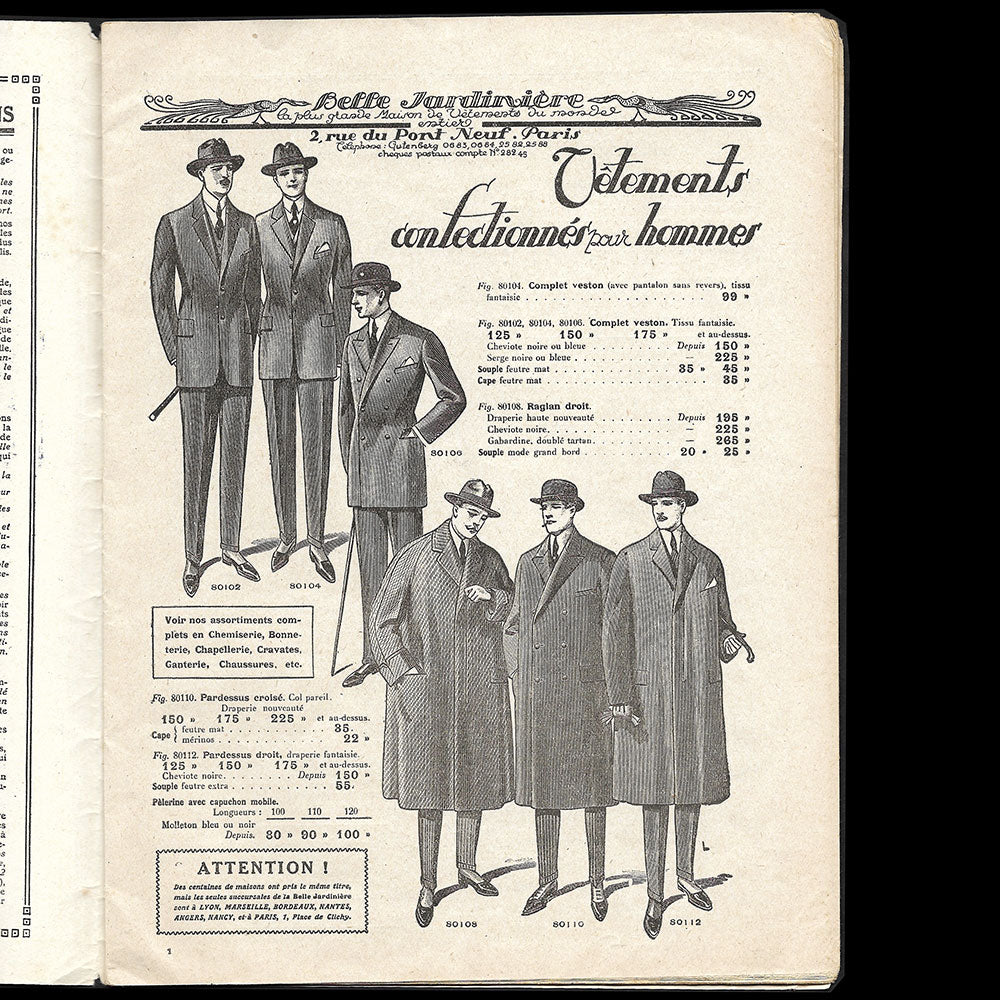 Belle Jardinière - Catalogue de l'automne-hiver 1923-1924