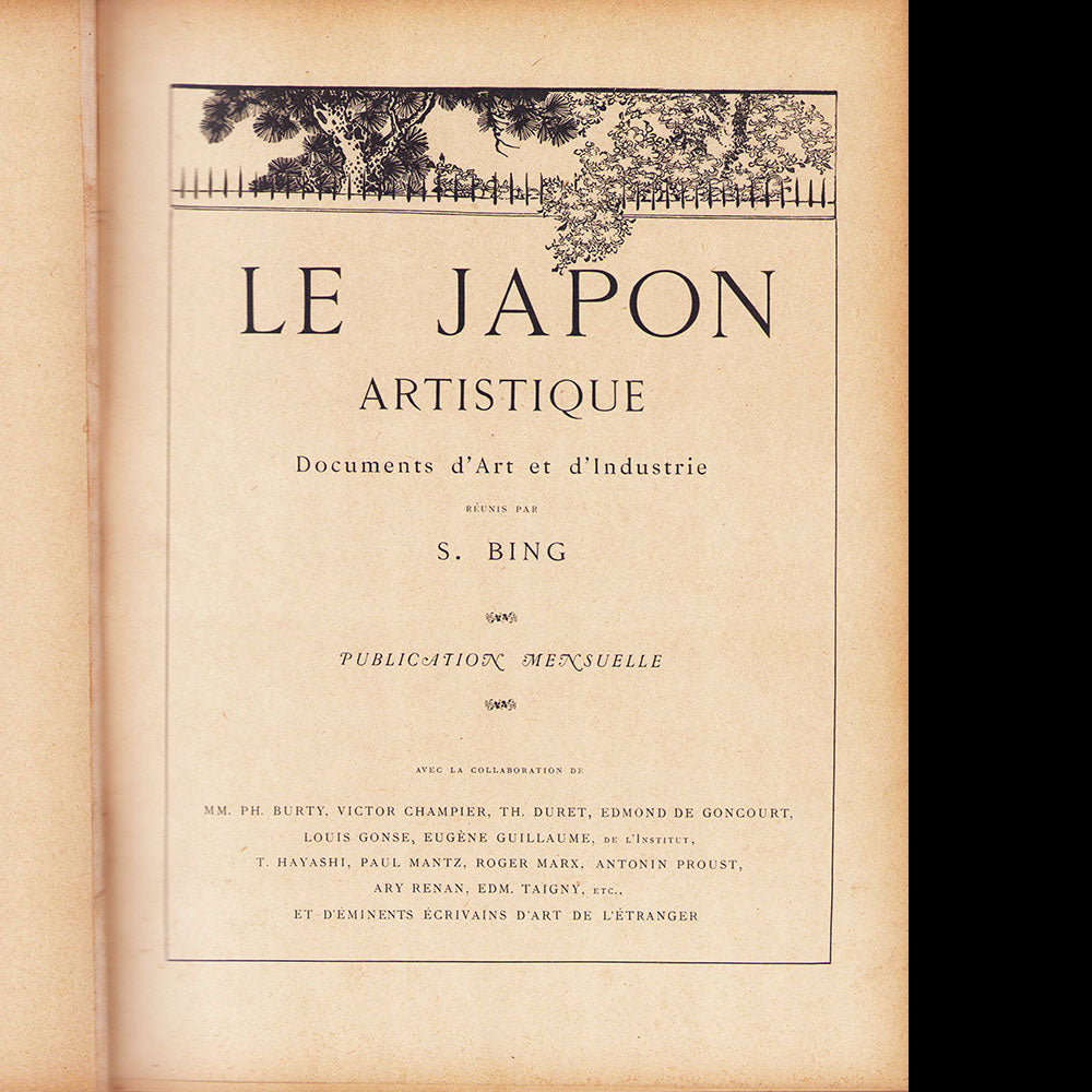 Samuel Bing - Le Japon Artistique, Documents d'Art et d'Industrie (1888-1889)