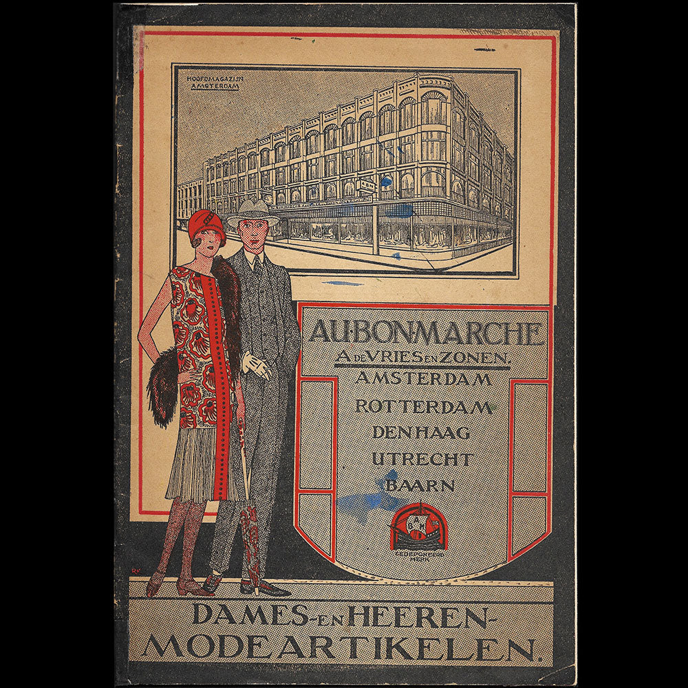 Au Bon Marché - Dames en Heeren Mode Artikelen, catalogue d'Amsterdam (1920s)