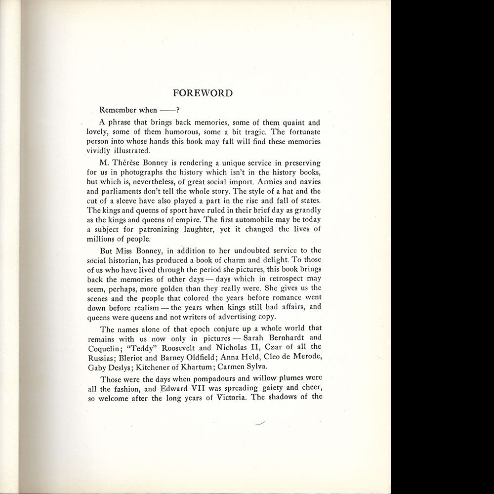 Remember when?, edited by Therese Bonney (1933)