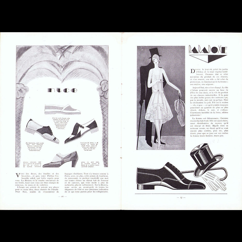 Cendrillon, La Chaussure de Paris (janvier 1929)