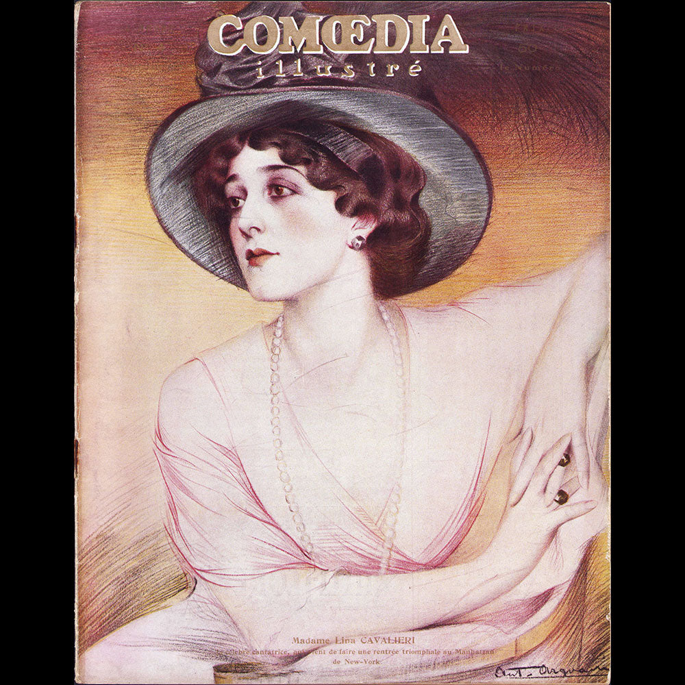 Comoedia illustré (15 novembre 1909), couverture d'Argnani