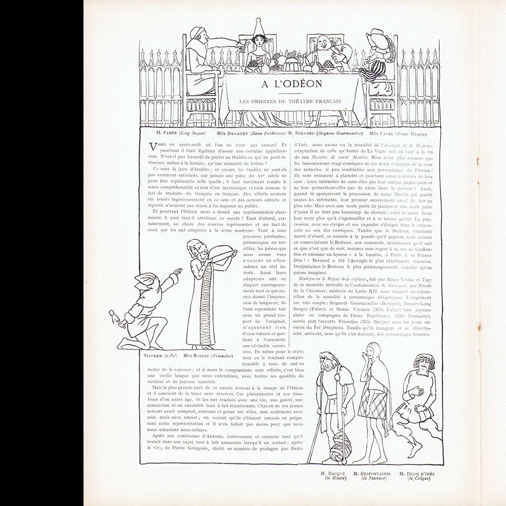 Comoedia illustré (15 novembre 1909), couverture d'Argnani