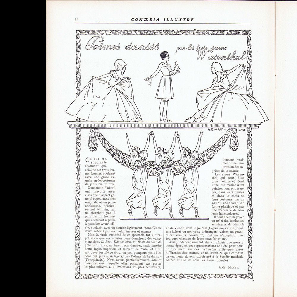 Comoedia illustré (1er novembre 1909), couverture de Léonardi