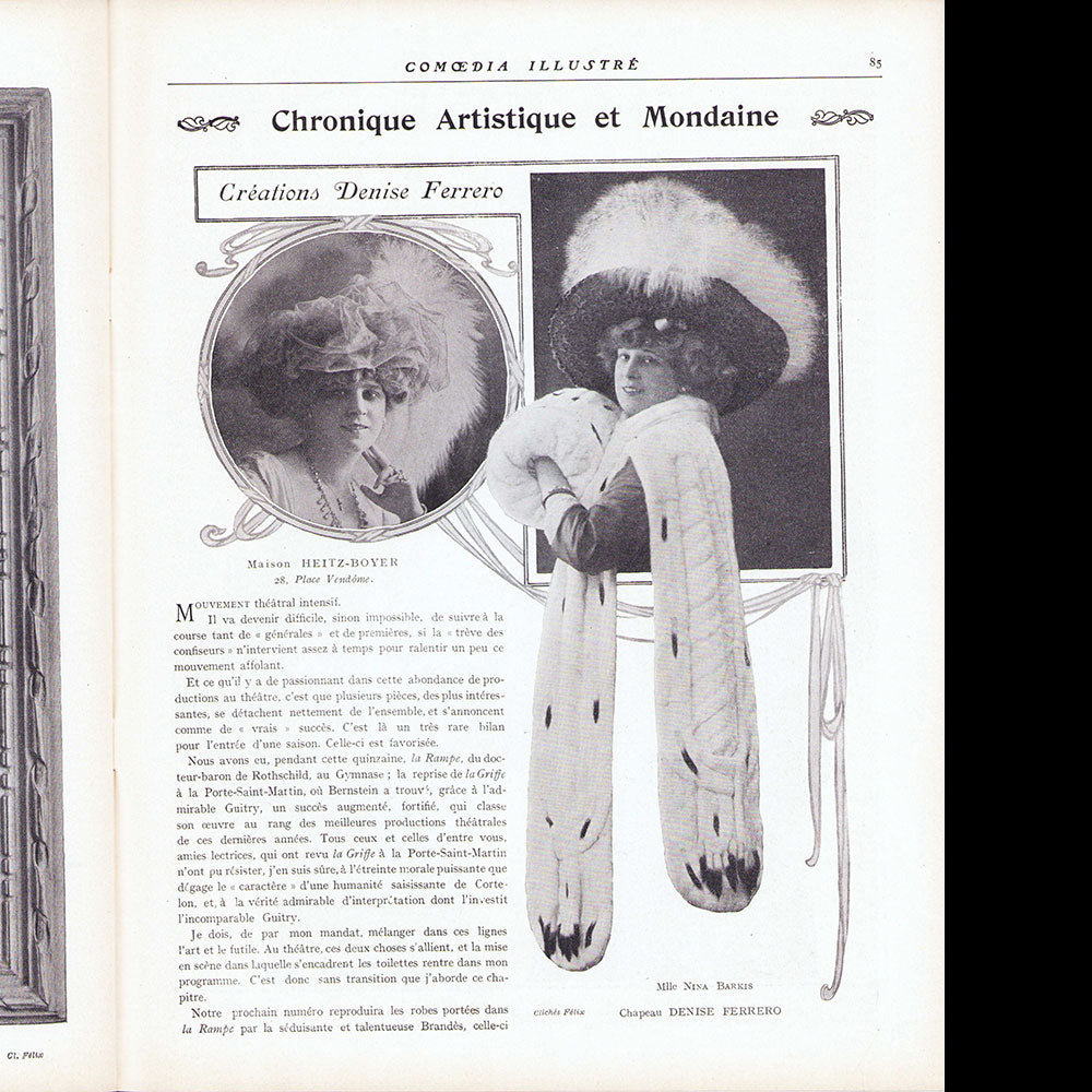 Comoedia illustré (1er novembre 1909), couverture de Léonardi