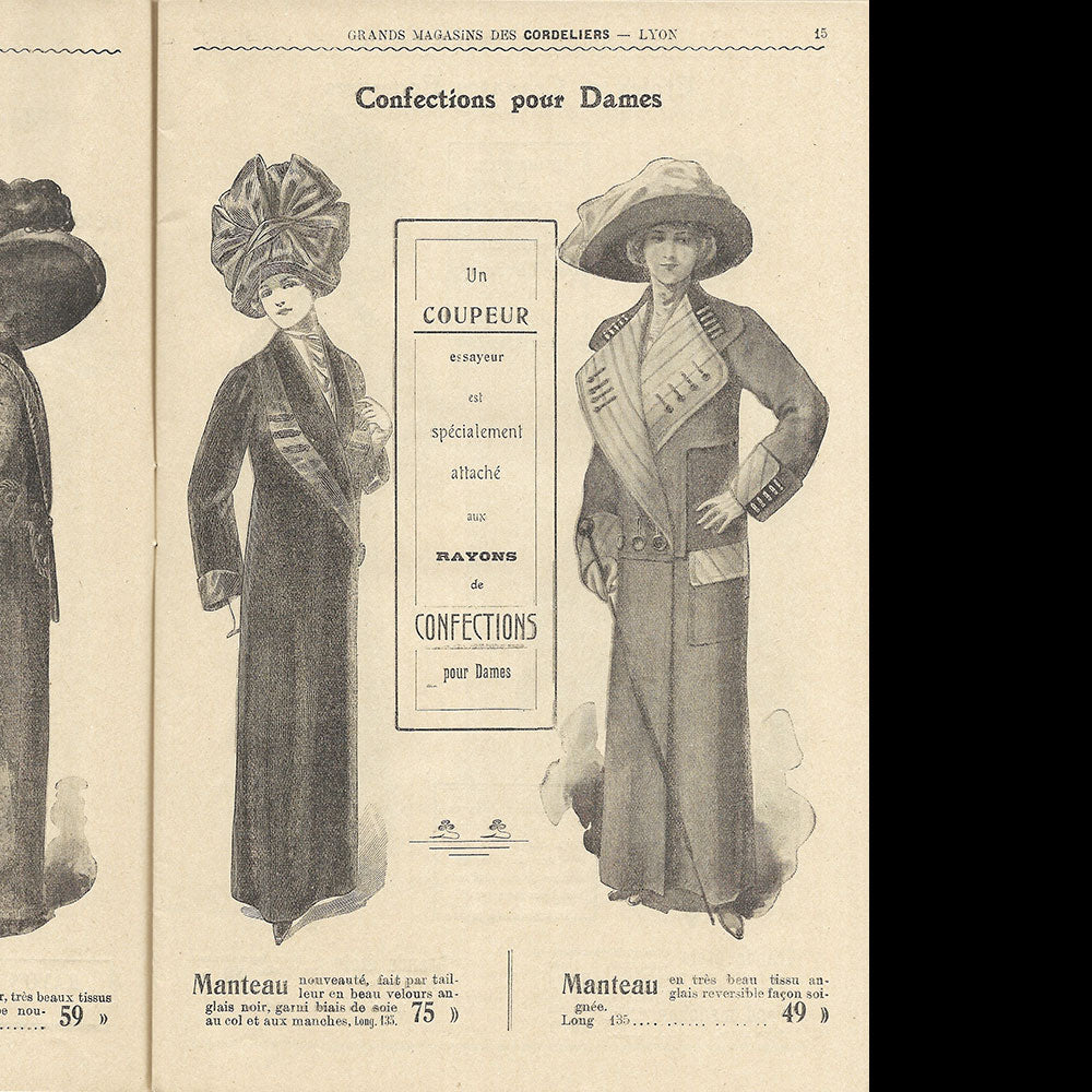 Grands Magasins des Cordeliers - Catalogue Hiver 1911-1912