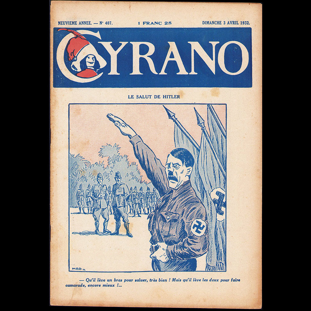 Cyrano, 3 avril 1932, couverture de Mad