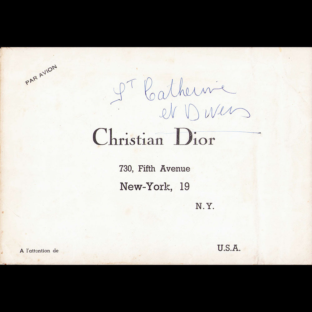 Christian Dior - Employées fêtant la Sainte-Catherine (1954)