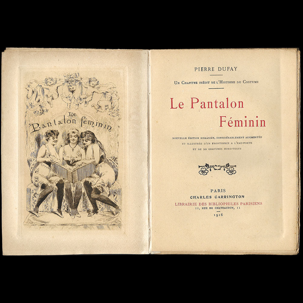 Pierre Dufay - Le Pantalon Féminin avec envoi de l'auteur (1916)