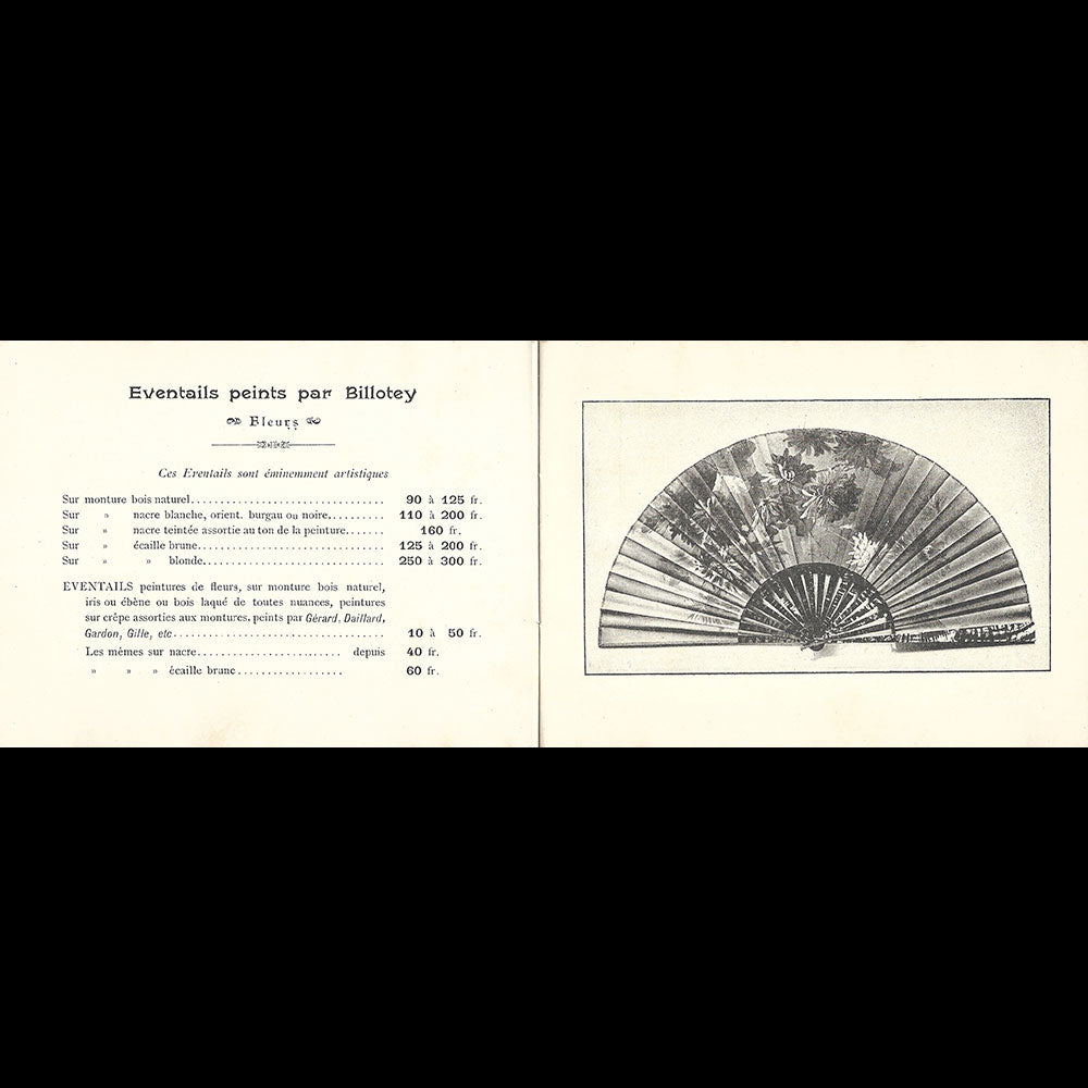 Duvelleroy - Catalogue de la fabrique d'éventails (1890s)