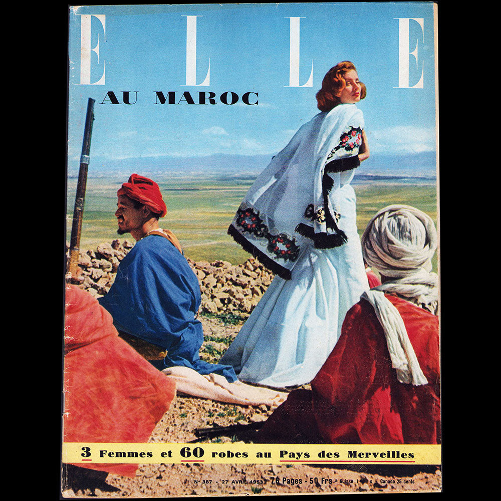 Elle (27 avril 1953), couverture de Dambier