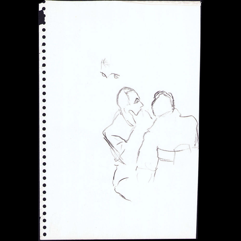 Conversation, dessin d'Eric (1930s)