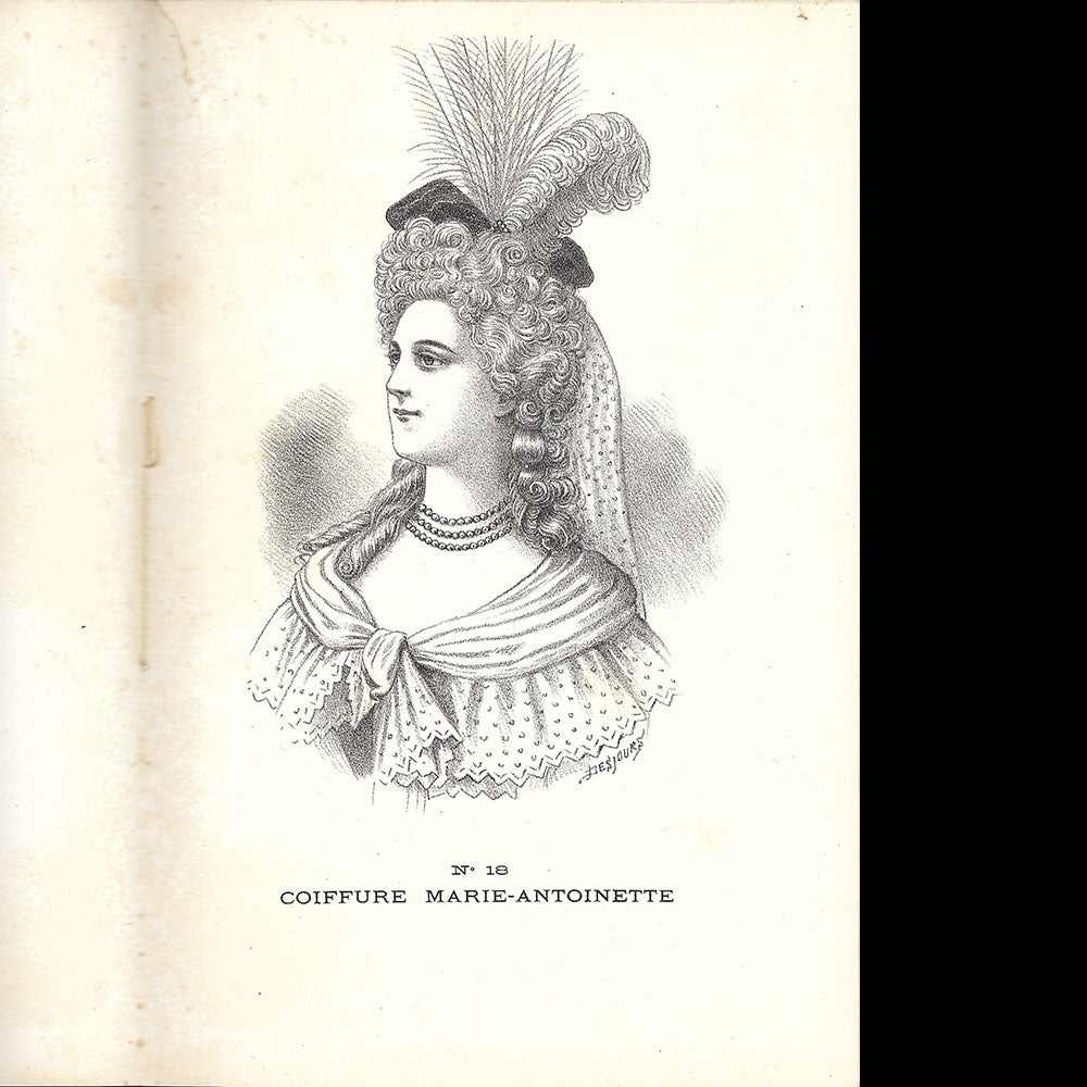 Exposition universelle de Paris - Catalogue illustré des coiffures exposées par l'Académie École Française au Palais du Costume (1900)