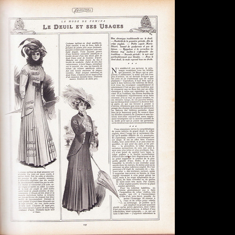 Fémina - Réunion des 24 numéros de l'année 1908 (janvier à décembre 1908)