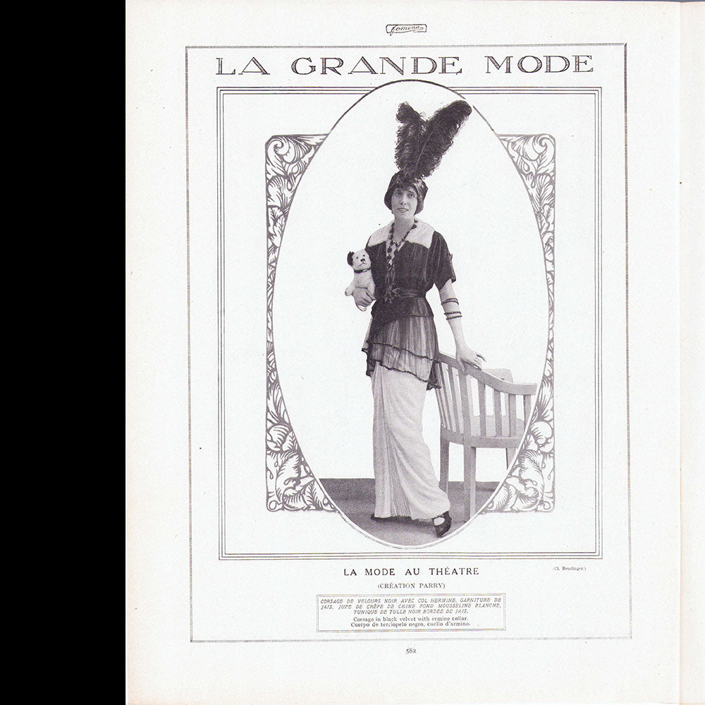 Fémina (15 octobre 1913), couverture d'André Soulié