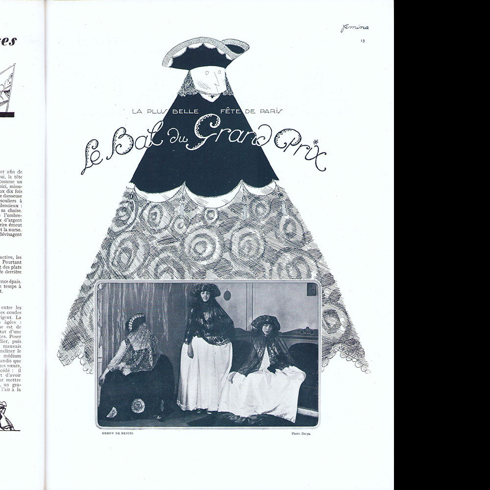 Fémina (août 1922), couverture de Rzewuski