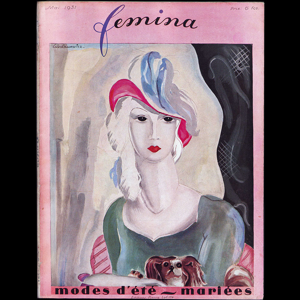 Fémina (mai 1931), couverture de Weclawowicz