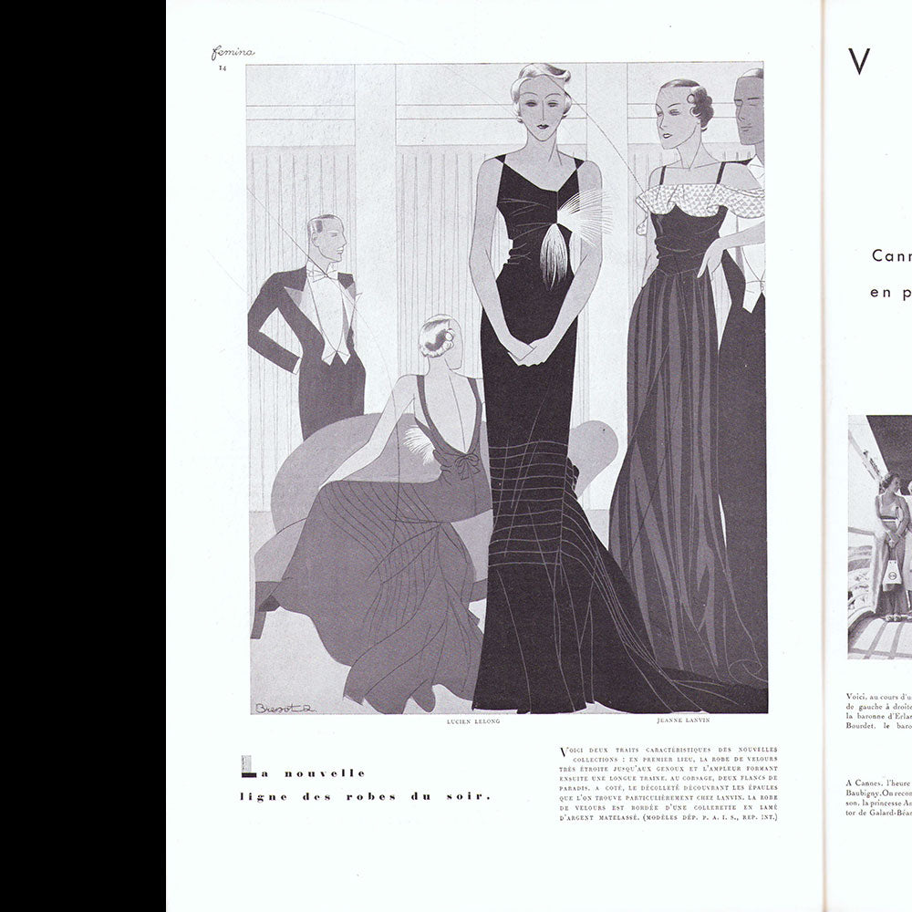 Fémina (septembre 1933), couverture de Léon Bénigni