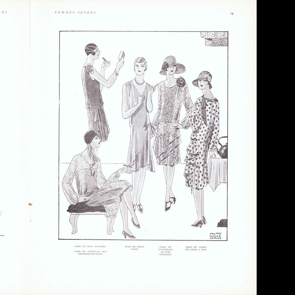 Femmes seules, n°4, juillet 1928