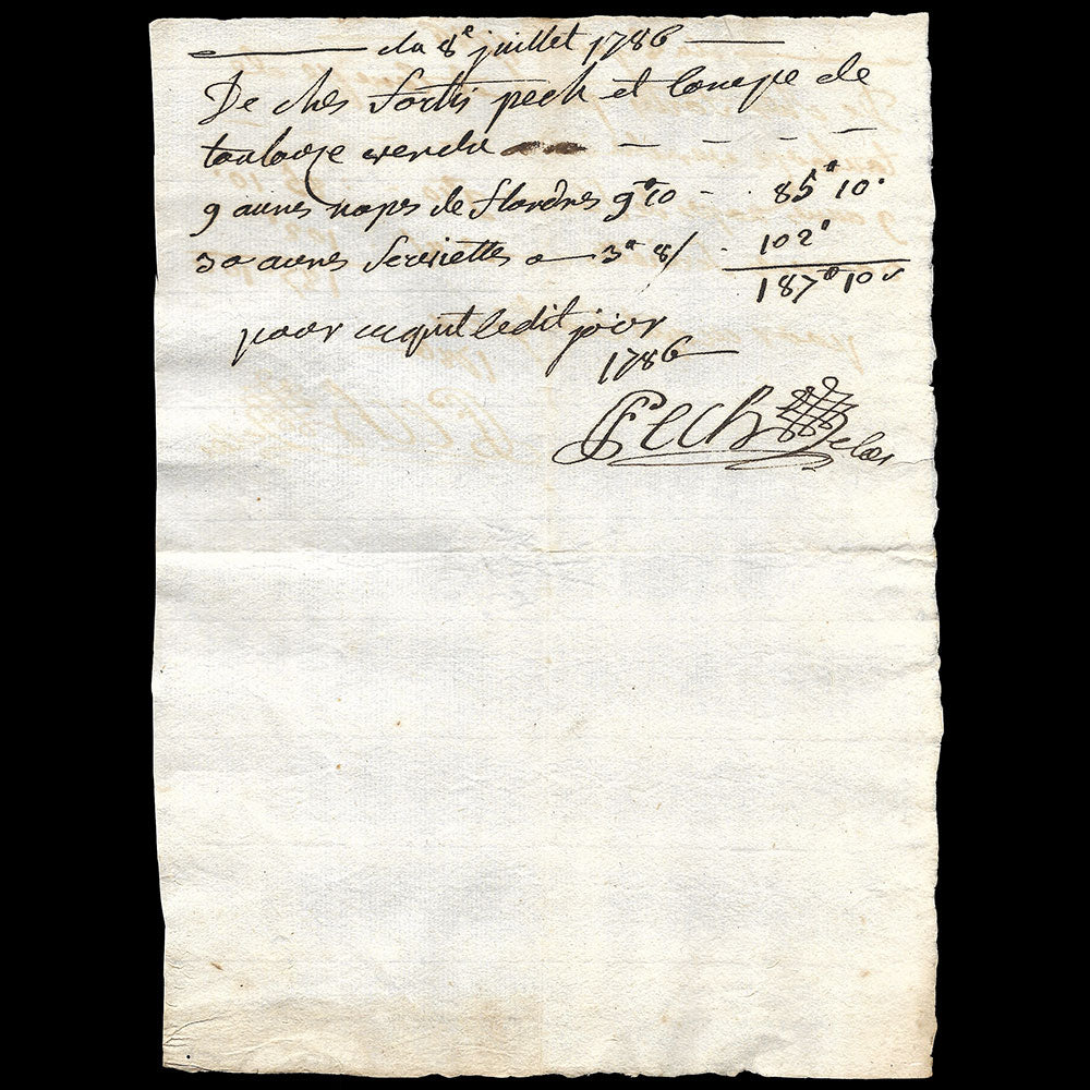 Mémoires de tailleur, marchands merciers et passementiers de Toulouse (1784-1791)