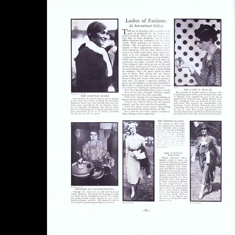 Gazette de Barclay, modes et élégances, Réunion de 10 numéros (1924-1930)