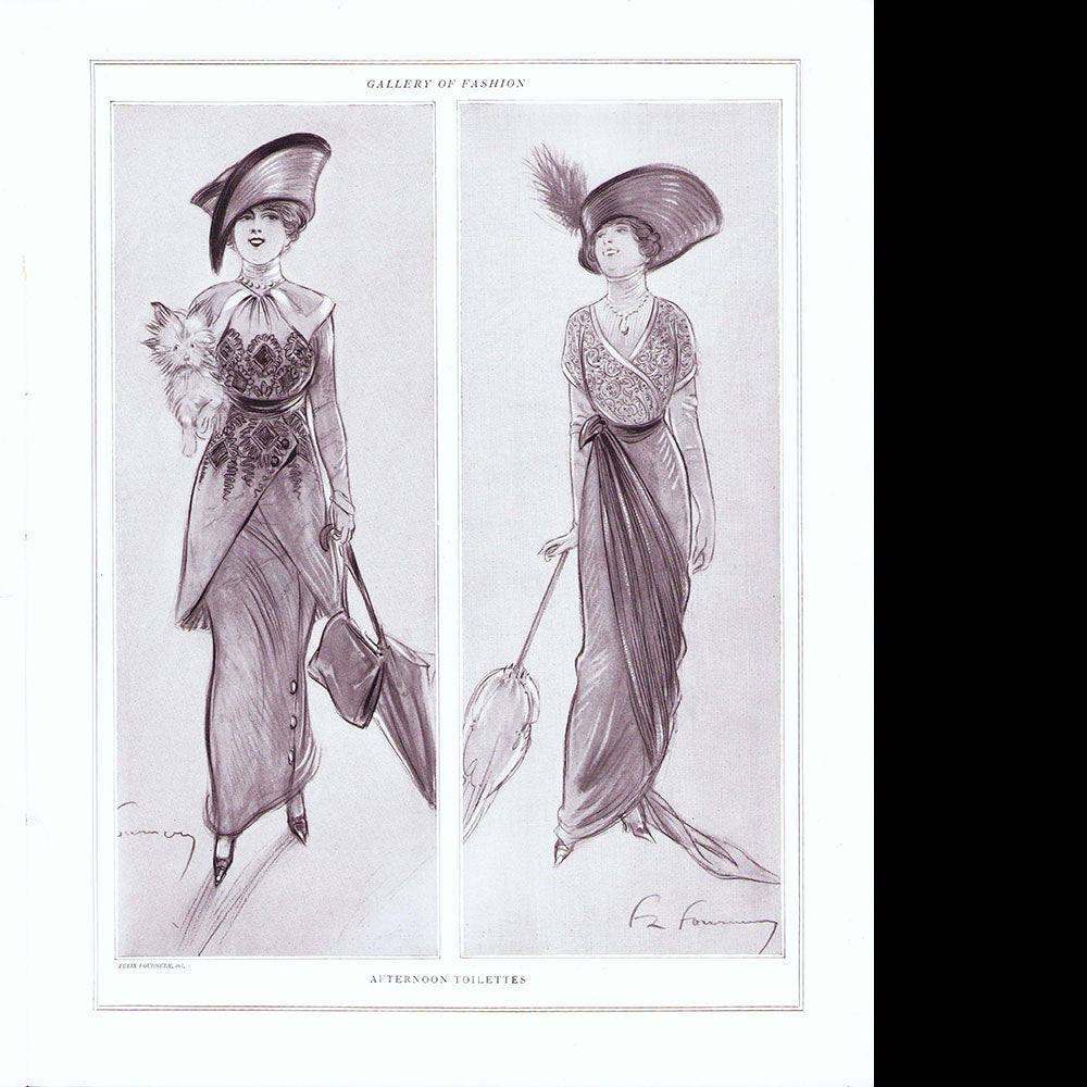 Gallery of Fashion (août 1912), version américaine de la revue Les Modes