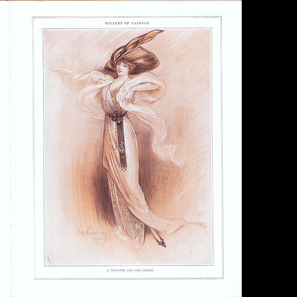 Gallery of Fashion (août 1912), version américaine de la revue Les Modes