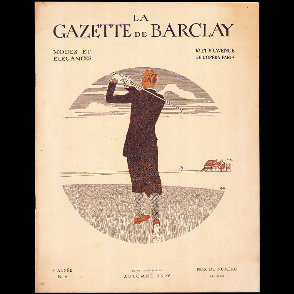 Gazette de Barclay, modes et élégances, Réunion de 10 numéros (1924-1930)