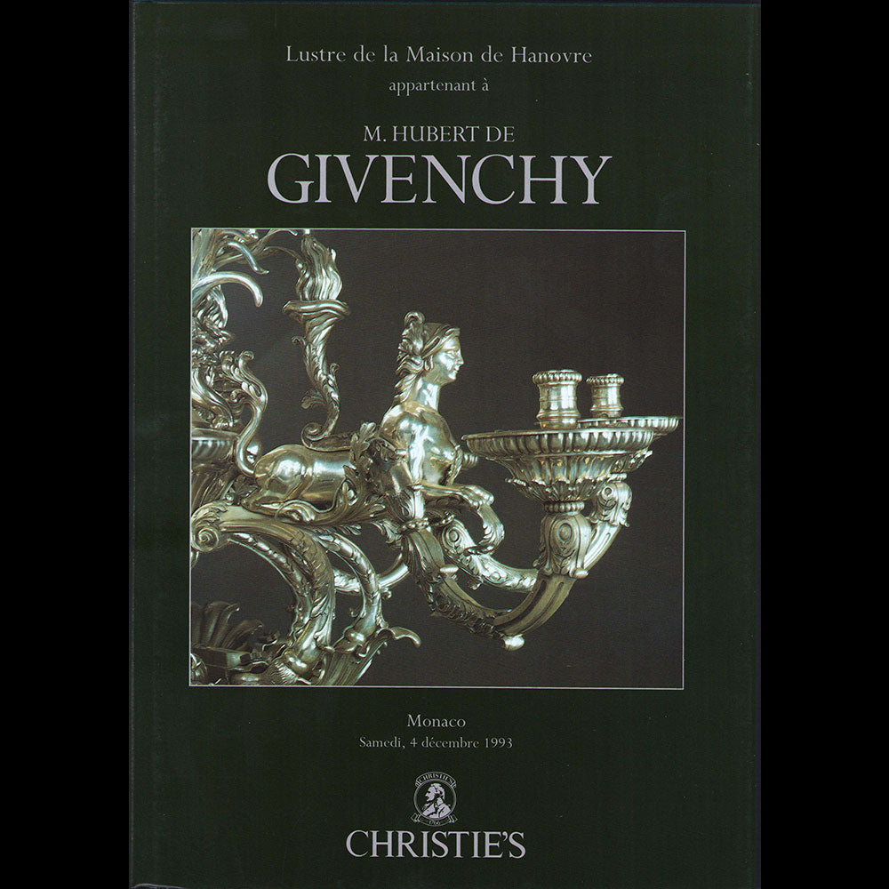 Givenchy - Collection de Monsieur Hubert de Givenchy, catalogue de la vente Sothebys (1993)