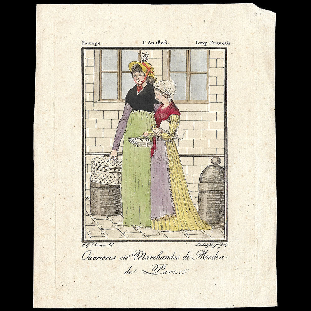 Grasset de Saint-Sauveur - Ouvrières et Marchandes de Modes de Paris en 1806