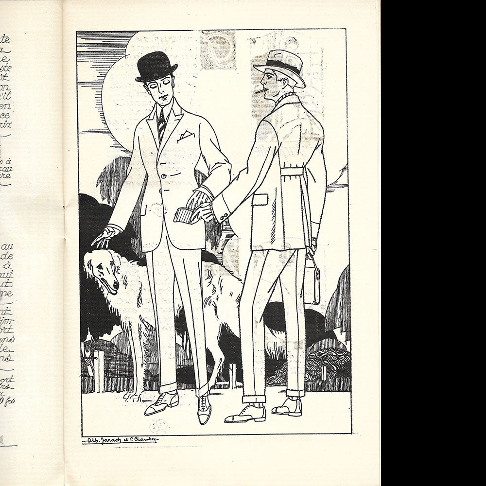 Guesdon - Habillez-vous richement chez Guesdon, catalogue du tailleur pour la ville, 10 et 10 bis rue Geoffroy Marie à paris (circa 1920)