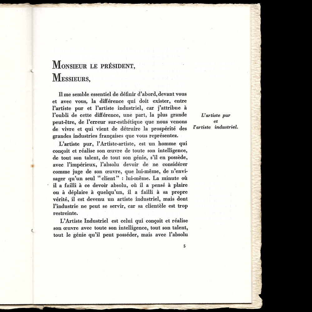 Paul Iribe - La marque France , avec envoi (1932)