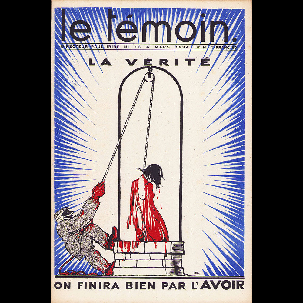 Paul Iribe - Le Témoin, collection complète (1933-1935)
