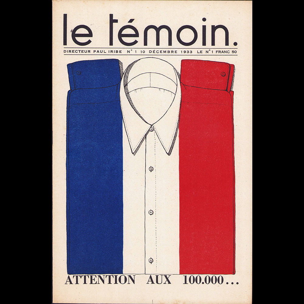 Paul Iribe - Le Témoin, collection complète (1933-1935)