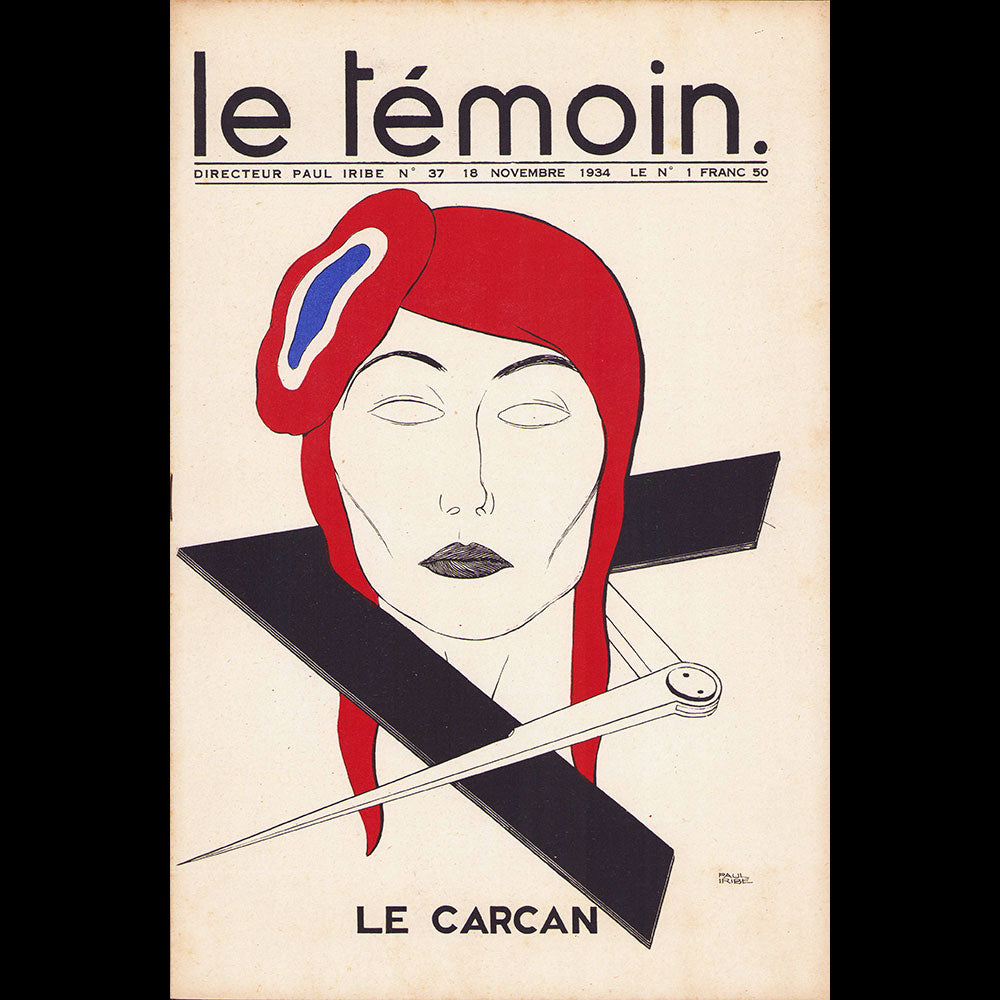 Paul Iribe - Le Témoin, collection complète (1933-1935)
