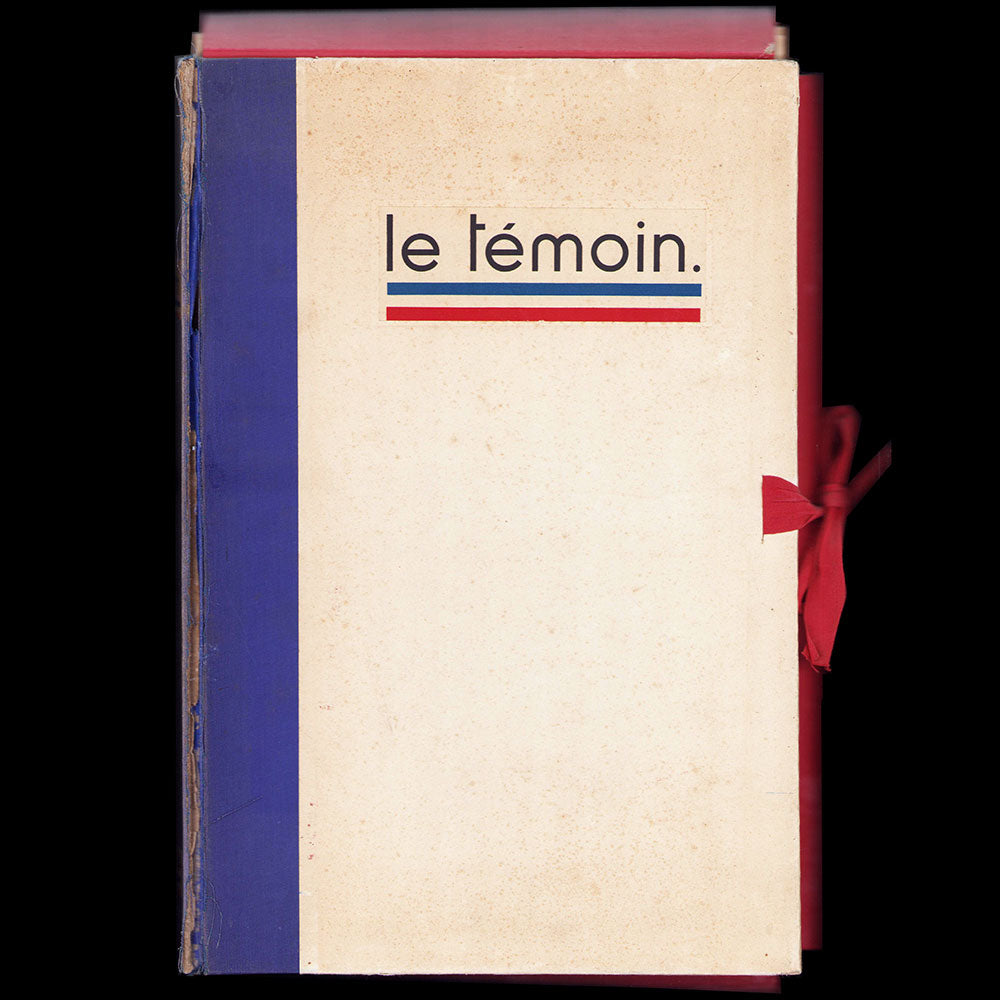 Paul Iribe - Le Témoin, collection complète (1933-1935)