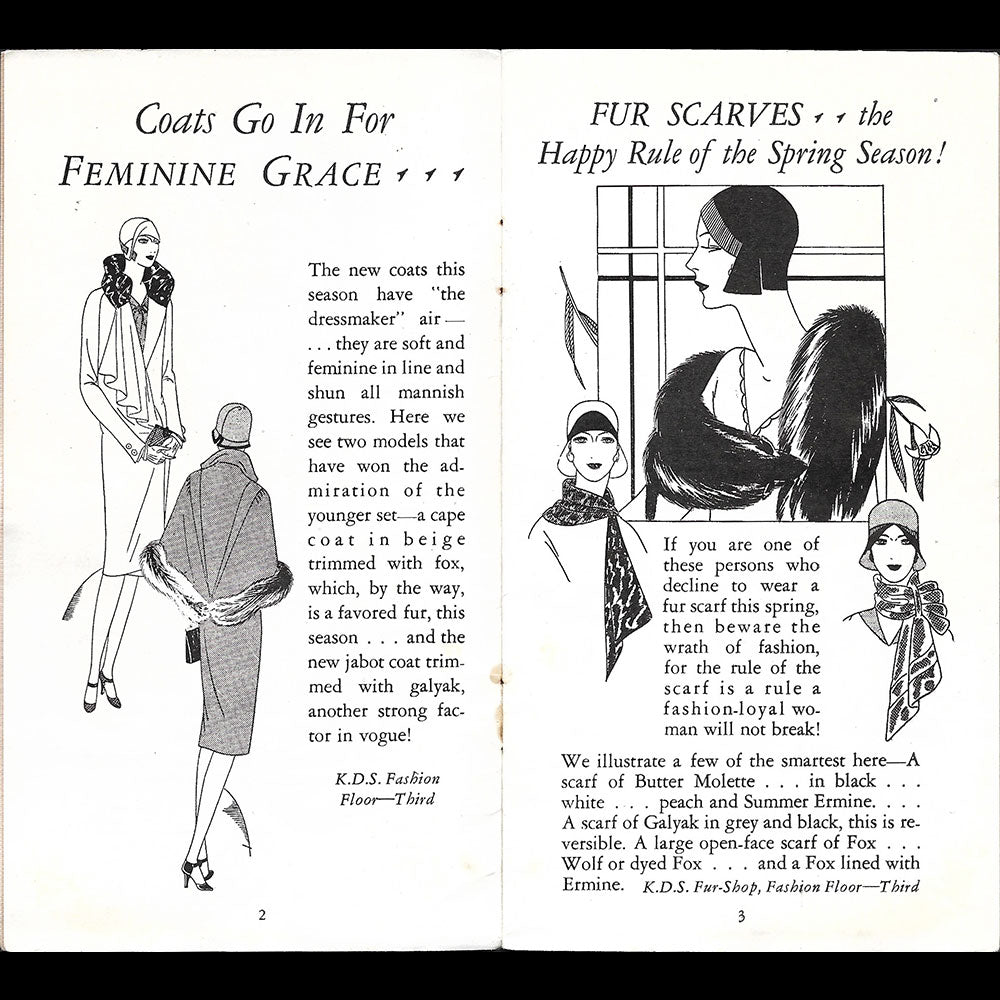 Lucile - Kresge Department Store, Fashions, April 1929