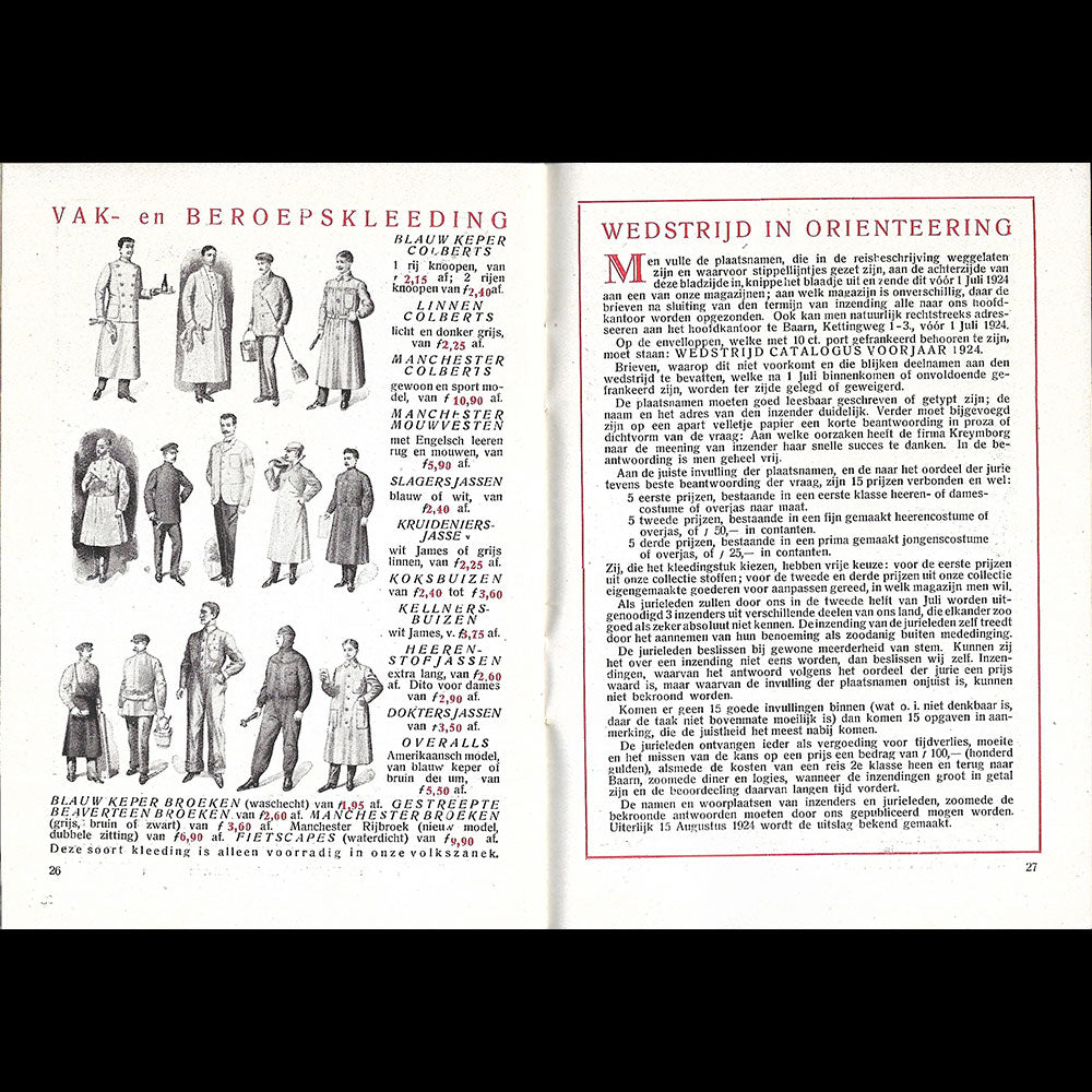 A. Kreymborg & Co - Catalogue pour le Printemps-Eté 1924