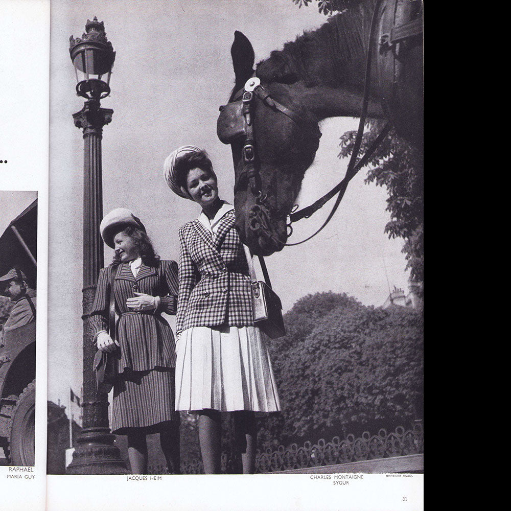 L’Art et la Mode (mars-avril 1945), couverture de Touchagues