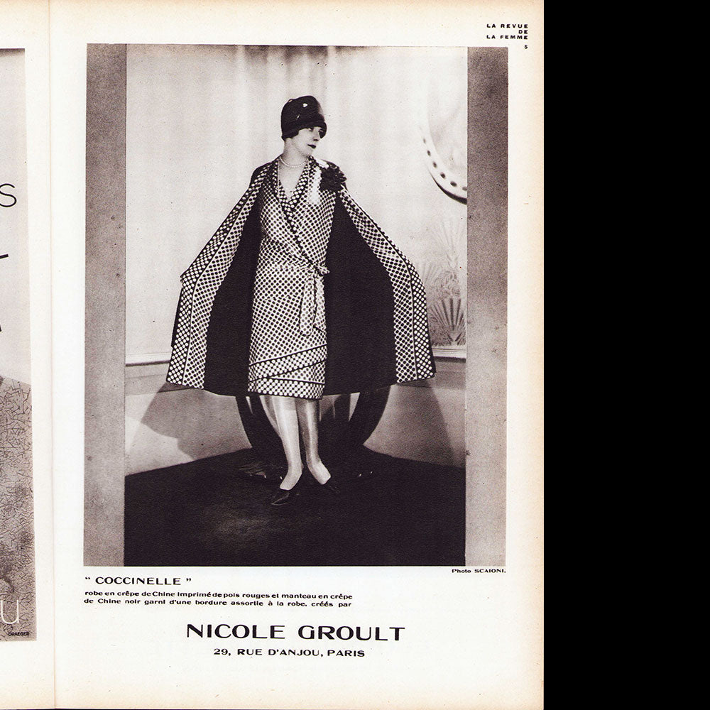 La Revue de la Femme, n°7 (juin 1927), couverture de Caplen
