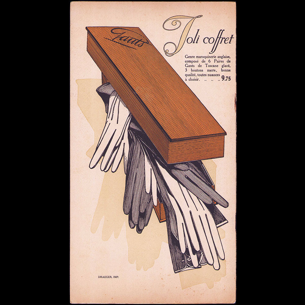 Au Printemps - Dentelles, Fleurs, Voilettes, Gants, Parfums (1906)