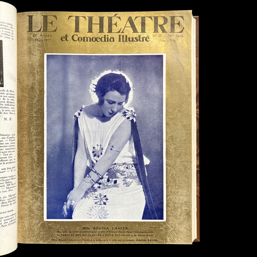 Le Théâtre et Comoedia Illustré, réunion des 12 numéros de 1923